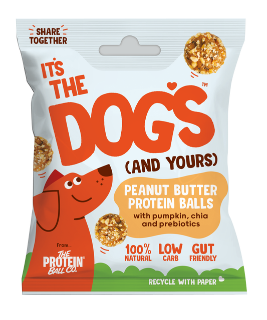 The Protein Ball Co - Dog Treats - PEANUT BUTTER BALLS - 10 x 45g