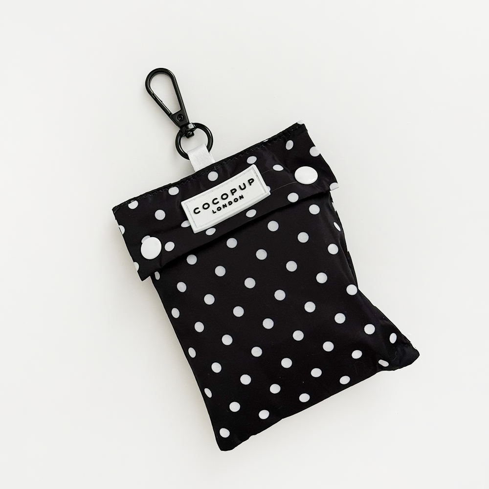 Cocopup London - Dog Raincoat - Black Polka Dot