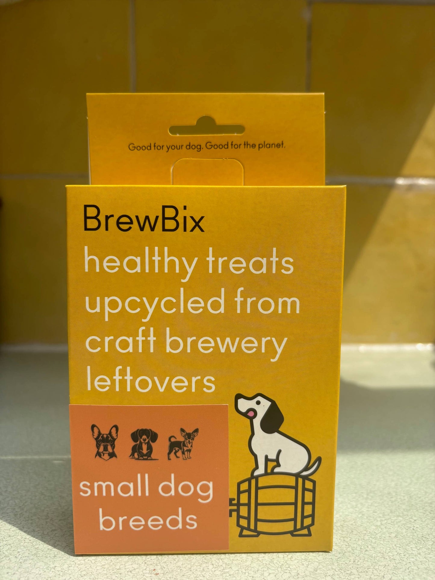 BrewBix -  Small dog Breeds Peanut Butter Biscuits 100g